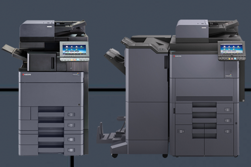 two products, Kyocera, Hudson Imaging Systems, Kyocera, Dealer, Reseller, Oklahoma, Texas, Canon, Copier, Printer, Wide Format