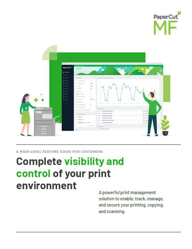 Kyocera Software Cost Control And Security Papercut Mf Brochure Thumb, Hudson Imaging Systems, Kyocera, Dealer, Reseller, Oklahoma, Texas, Canon, Copier, Printer, Wide Format